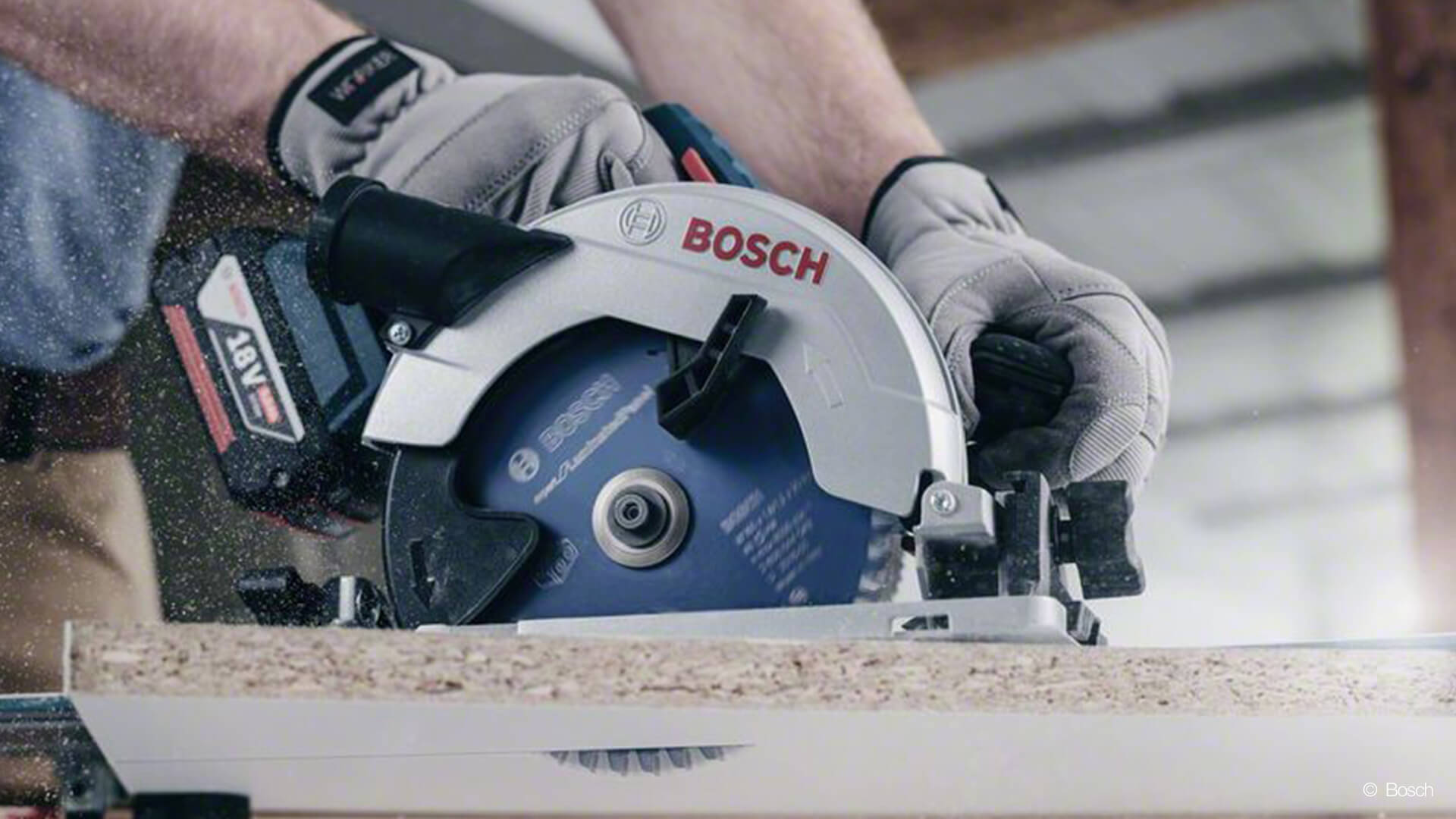 Kreissägeblatt EX CB H von Bosc Power Tools in der Anwendung